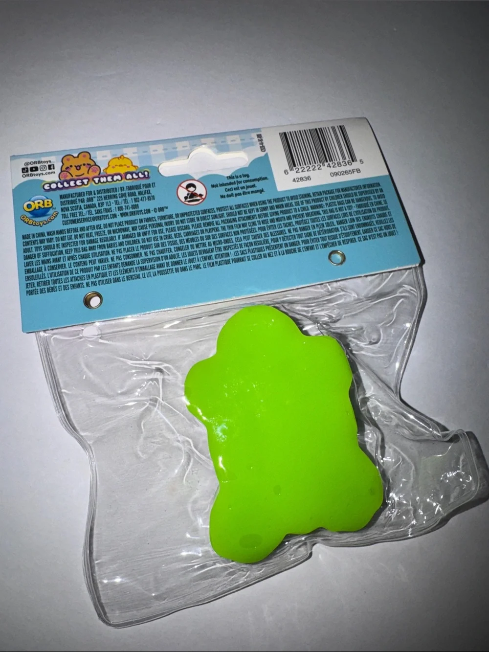 Orb taba holographic Turtle Squishy Toy - Green
